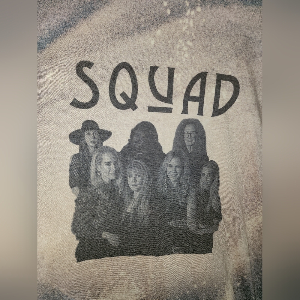 Bleached Tee with AHS Coven Design